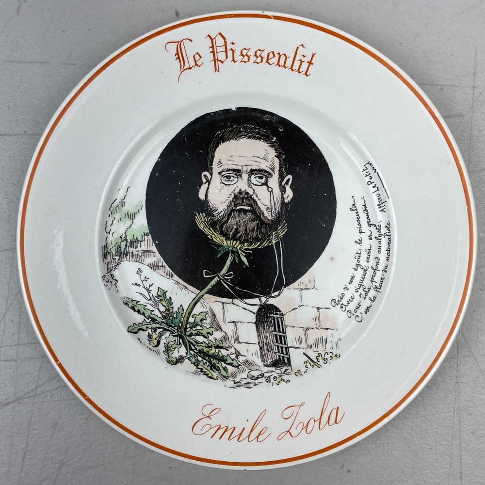 Vintage Alfred Le Petit Plate Le Pissenlit Emile Lola Exposition Universele 1889